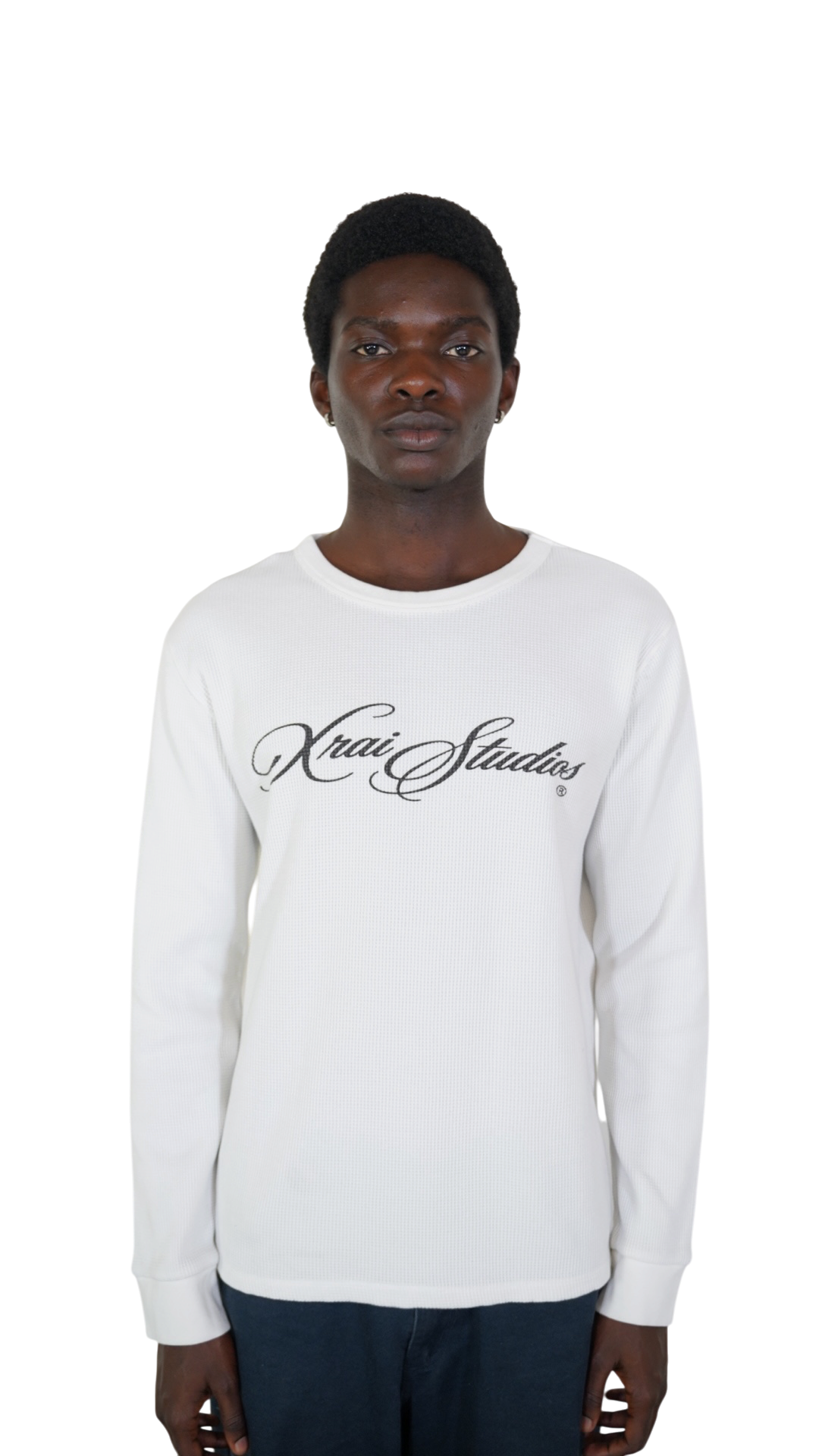 Studio Knit LS - White